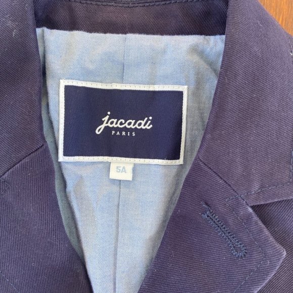 Jacadi Boy's Navy Blue Classic Blazer in Size 5 EUC - Picture 2 of 11